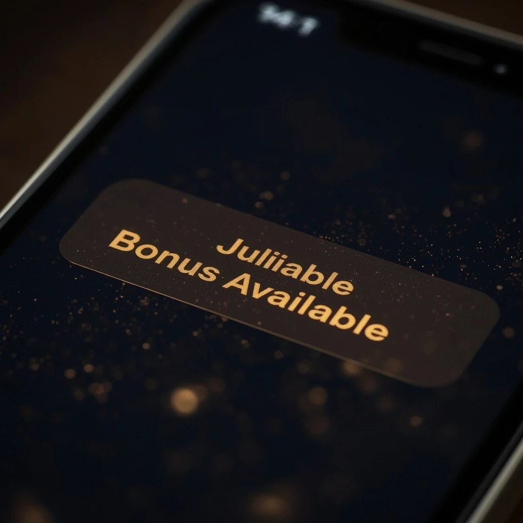 Application mobile du Julius casino