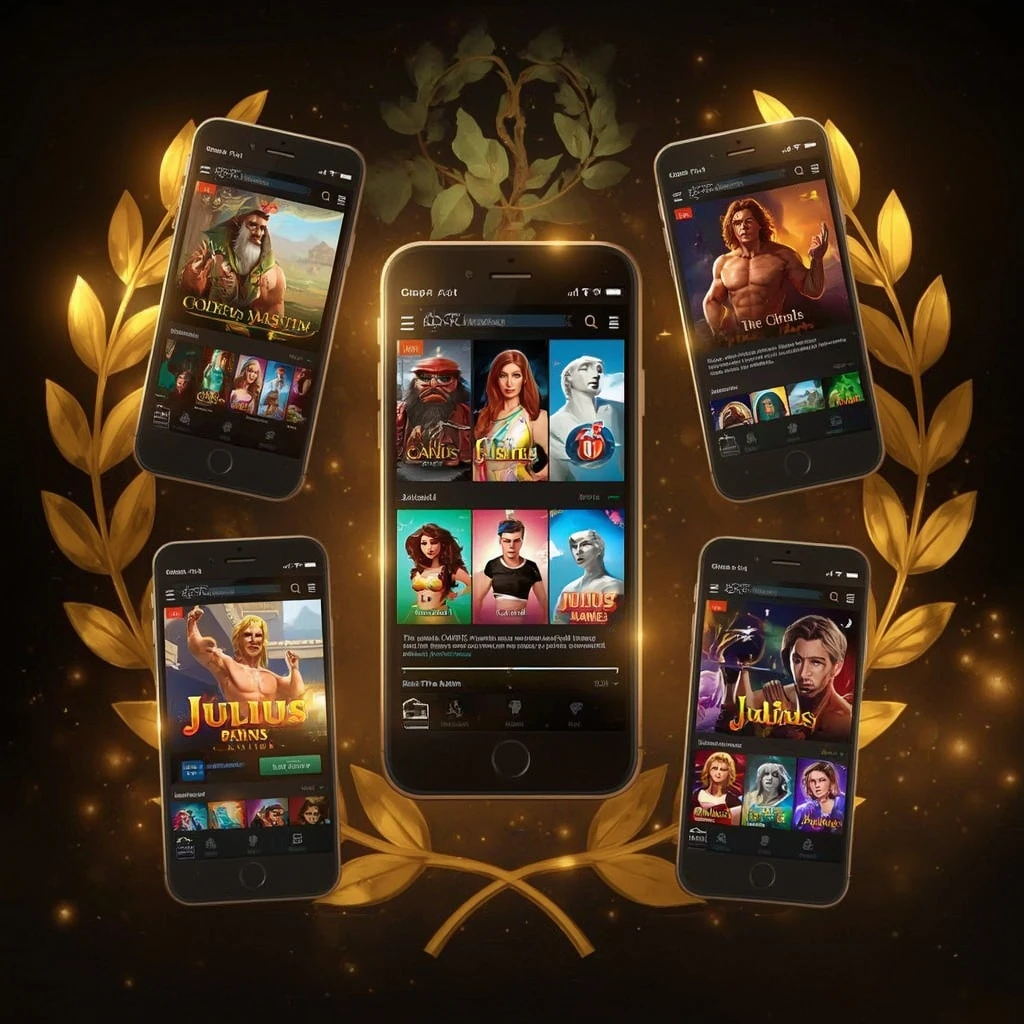 Application mobile du Julius casino